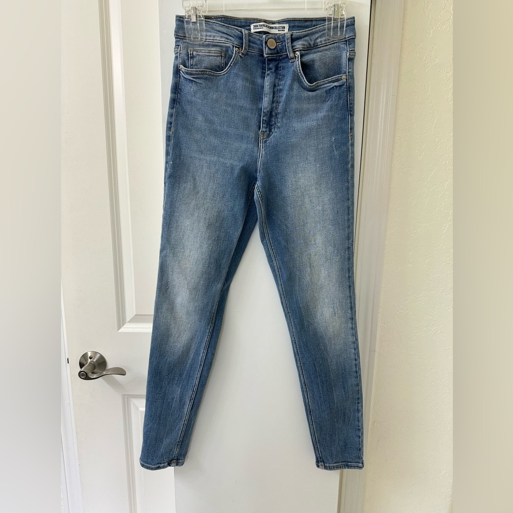 Zara Light Blue Skinny Jeans